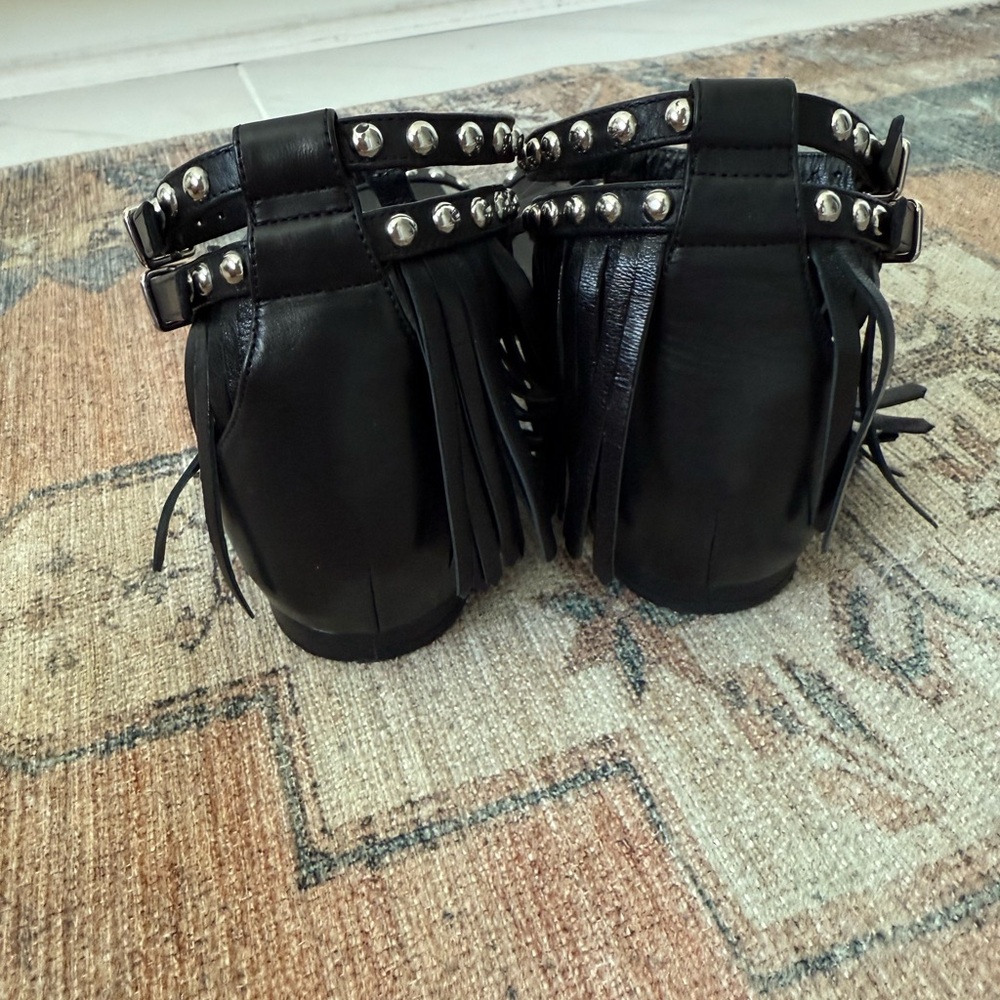 Saint Laurent Black Gladiator Sandals 40 - Picture 5 of 9
